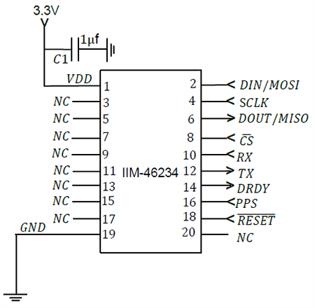机械图纸 - TDK InvenSense IIM-4623x 6轴MEMS MotionTracking器件